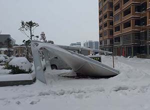 膜結(jié)構(gòu)積雪的危害以及除雪融雪的措施